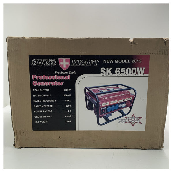 Swiss Kraft SK6500W 6500W Generator benzina