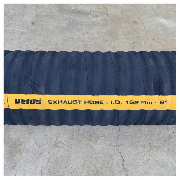 Vetus Hochwertiger 1m Marine-Auspuffschlauch 152mm - SLANG150 