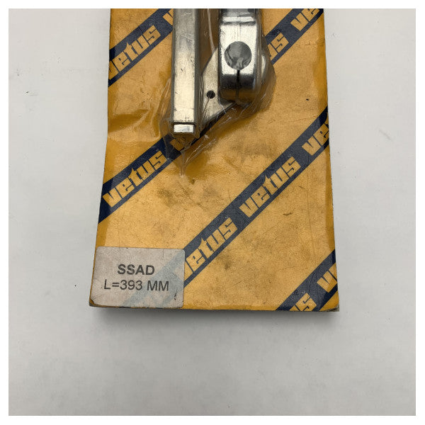 Vetus SSAD doppio braccio tergicristallo in acciaio inox regolabile 308 - 393 mm