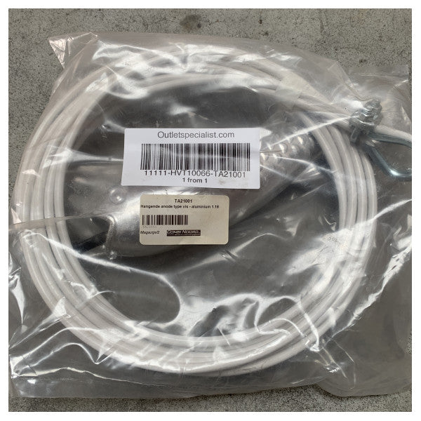 Aluminium-Hängeanode für den Korrosionsschutz in der Schifffahrt - Langlebige 10 m lange Zink-Speicheranode für Schiffsrümpfe