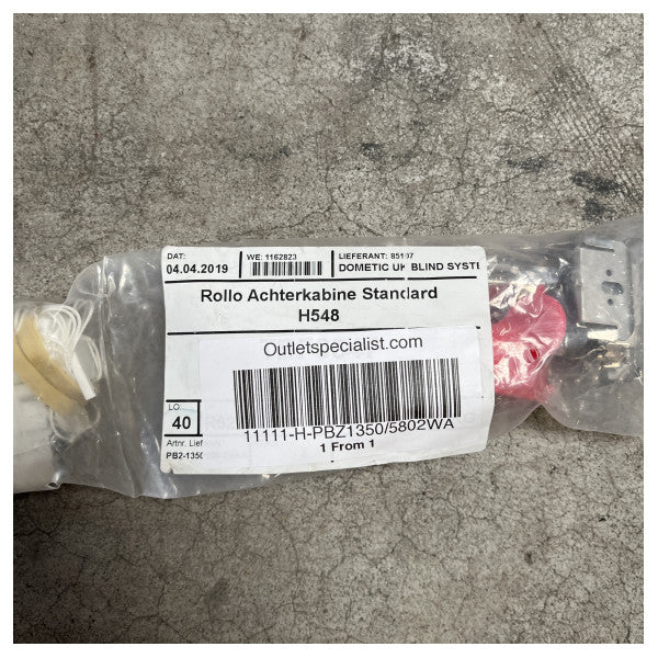 OceanAir Hanse H548 Marine Cabin Roller Blind - 1350 x 580 mm - PBZ1350/5802WA