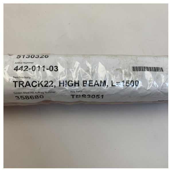 Selden Track 22 22 mm High Beam Track 1500 mm-442-011-03