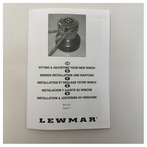 Lewmar Evo 55 St. Evo Race+ 2 - Geschwindigkeitsschwankung Self Tailing Sheet Winch - 49955055