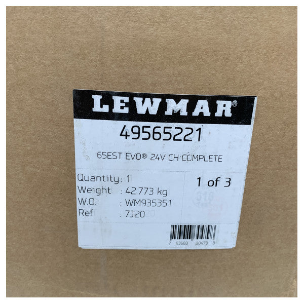 Lewmar Evo 65 EST Electric Sheet Winch Chrome 24V - 49565221