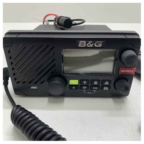 B&G V50 VHF marine radio marifoon black 12/24V - 000-11236-001