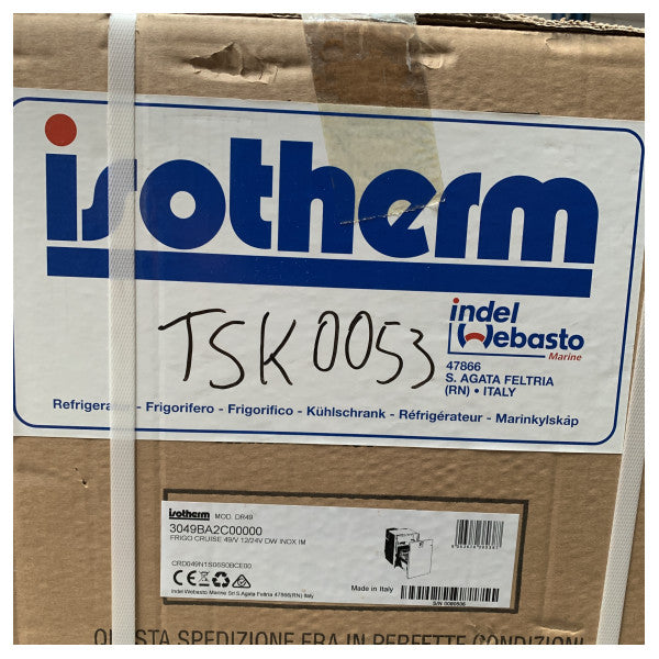 Isotherm DR49 49L Kompressor Edelstahlschublade Kühlschrank 12/24V - 3049BA2C00000