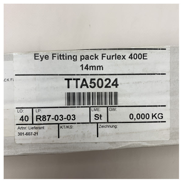 Selden Edelstahl-Auge-Pack für Furlex 400E-301-607-21