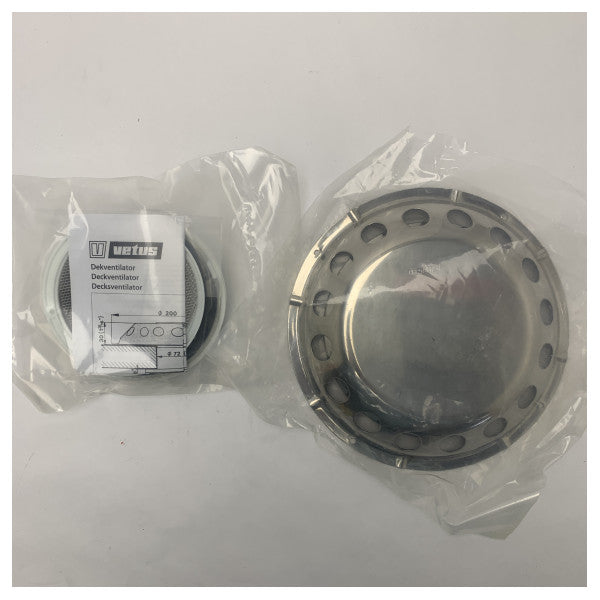Палубний вентилятор Vetus UFO з нержавіючої сталі 200 мм