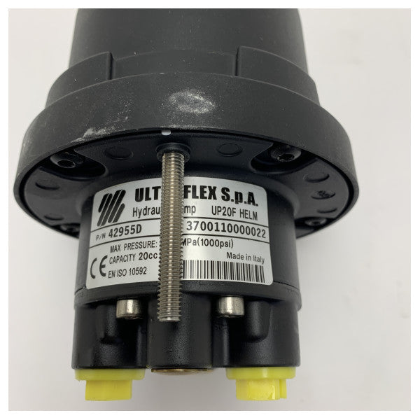 Bomba de direção hidráulica Ultraflex UP20F para montagem frontal em barcos e iates 
