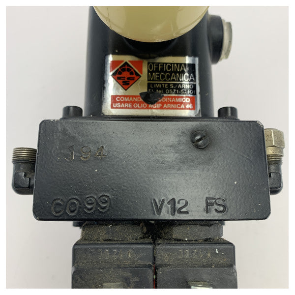 Bomba hidráulica de 12V de Officina Meccanica V12FS de 12V