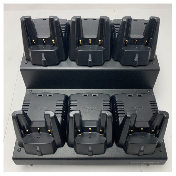 バーテックス VAC-6920 マルチチャージャー（バーテックス標準リチウムイオンラジオバッテリー6本用） VHFハンドヘルドポートフォン