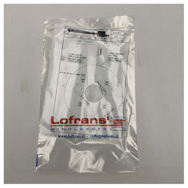 Lofrans Master Winch VE1000 калпак 1000W - 12V