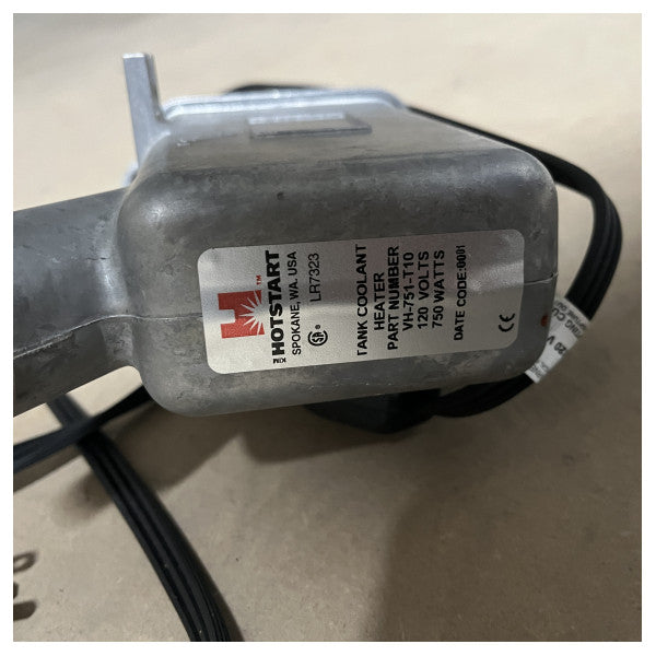 Kim Hotstart 120V 750W Kühlmittelheizung für Schiffsmotoren - Langlebige Aluminium-Blockheizung zum Schutz vor kaltem Wetter