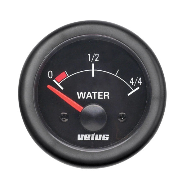 Vetus WATER24B Wasserspeicher-Füllstandsanzeige 52 mm 12V