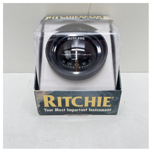 Ritchie X-15IBB Armaturenbrett-Montage Kompass in Schwarz im Dash-Stil.