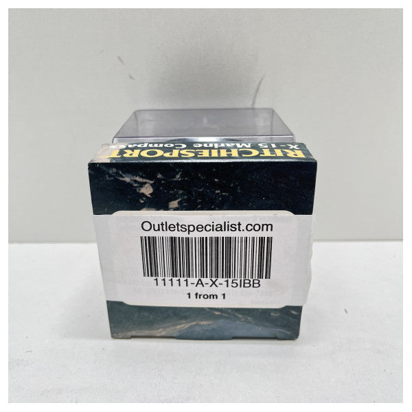 Ritchie X-15IBB kompas til montering på instrumentbrættet, sort