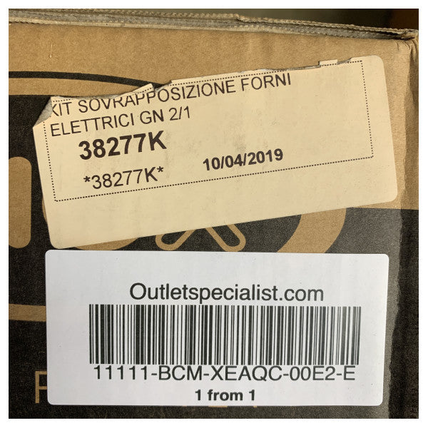 Unox Double stack installation kit for electric ovens - XEAQC-00E2-E