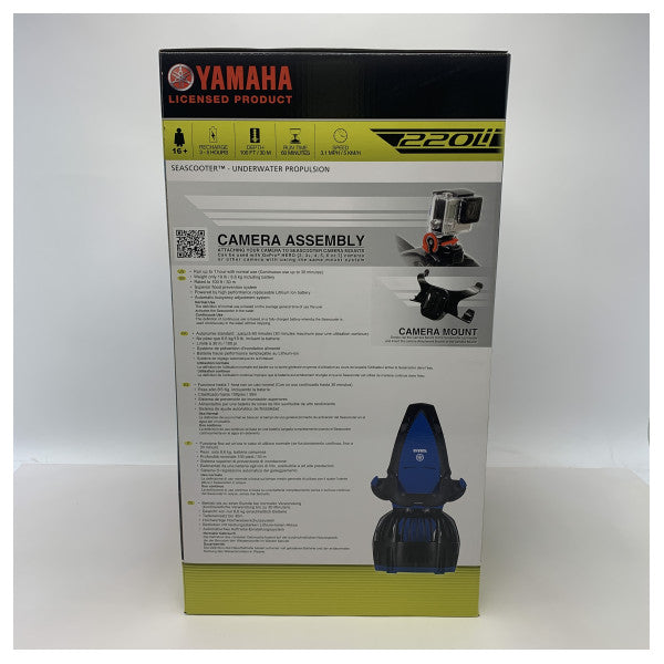 Yamaha Sascooter 220 Li podvodni skuter plavi - YME22220EU