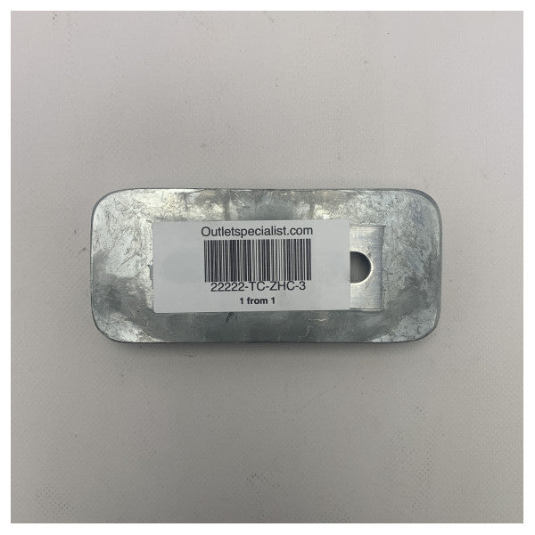 殉教者船体プレート 6-1/4 X2-3/4 X3/4 ZHC-3 アノード