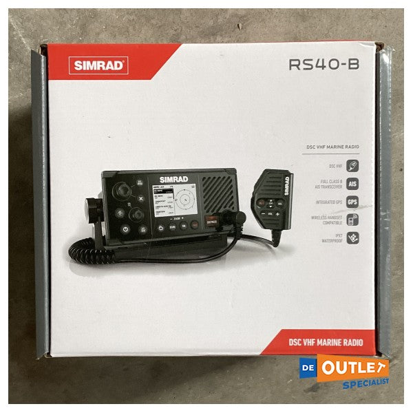 Simrad RS40-B UKW mit AIS schwarz eingebaut 12/24V - 000-14473-001