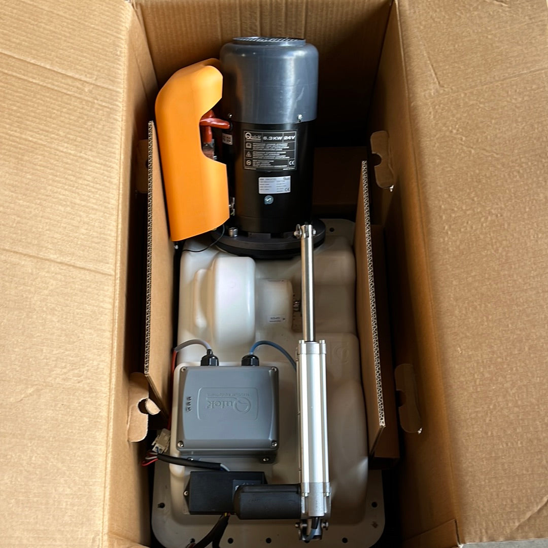 BTR rapide 105 kgf / 24v propulseur à arc rétractable 185 mm