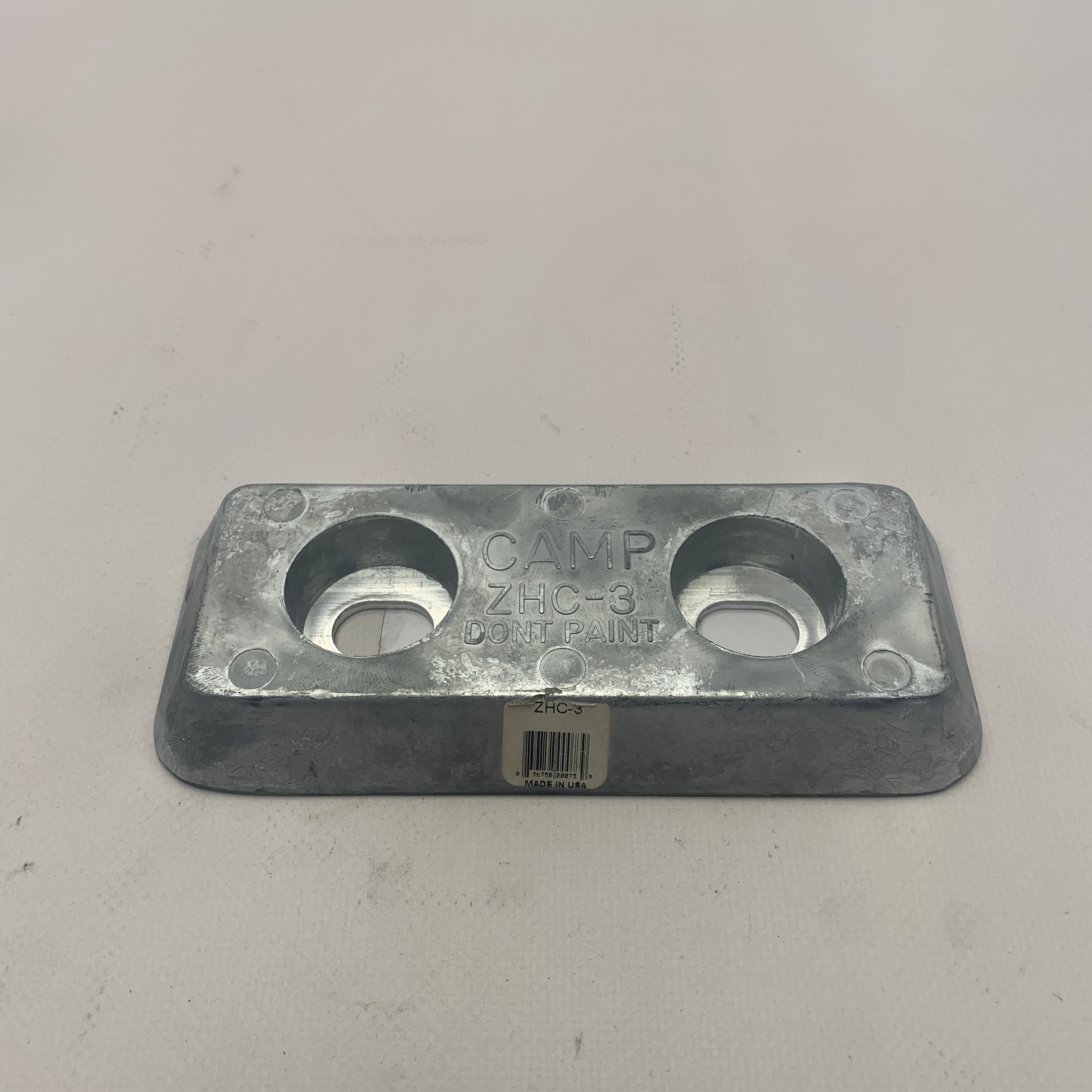 殉教者船体プレート 6-1/4 X2-3/4 X3/4 ZHC-3 アノード