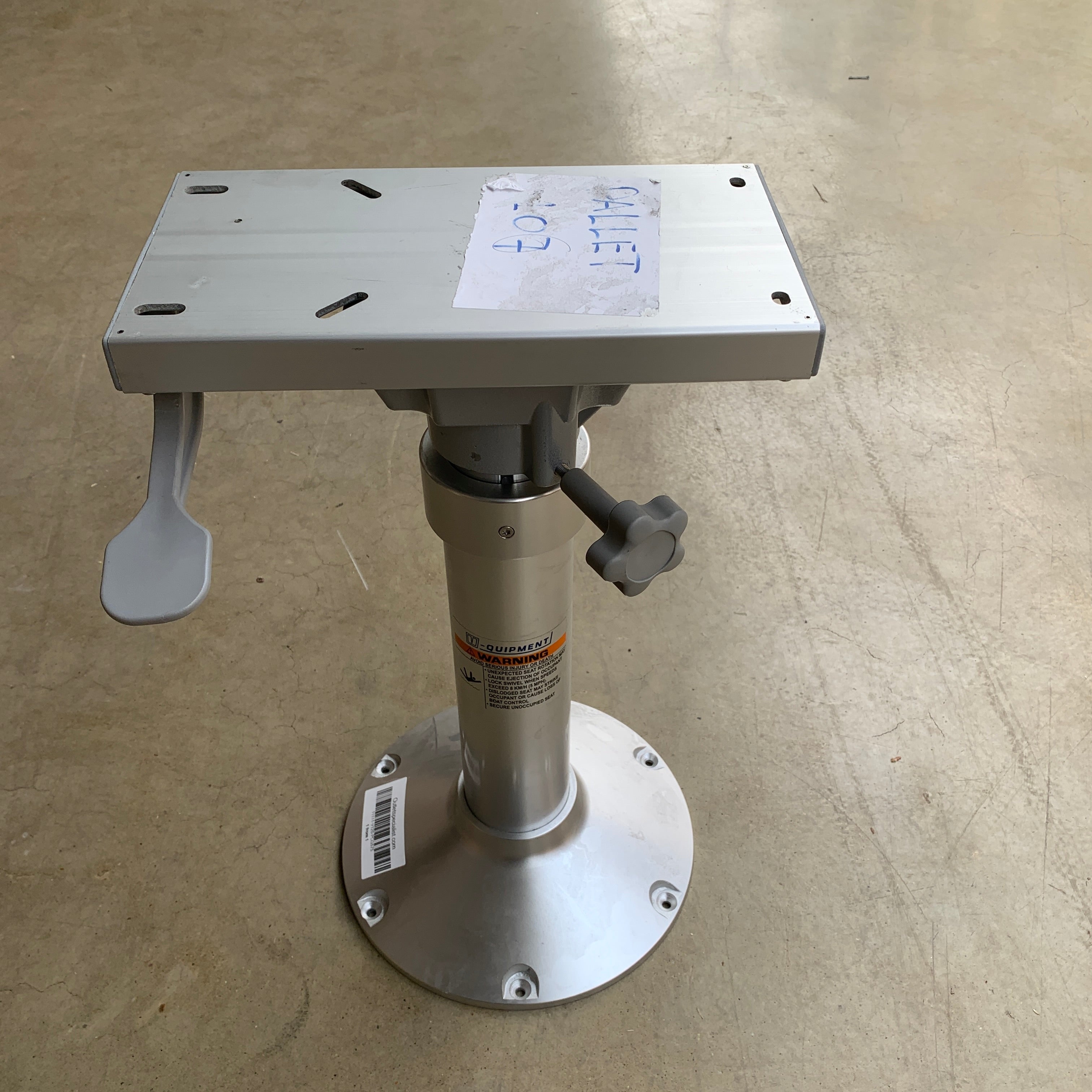 Wspornik siedziska Vetus PCG H575 mm aluminiowy stały