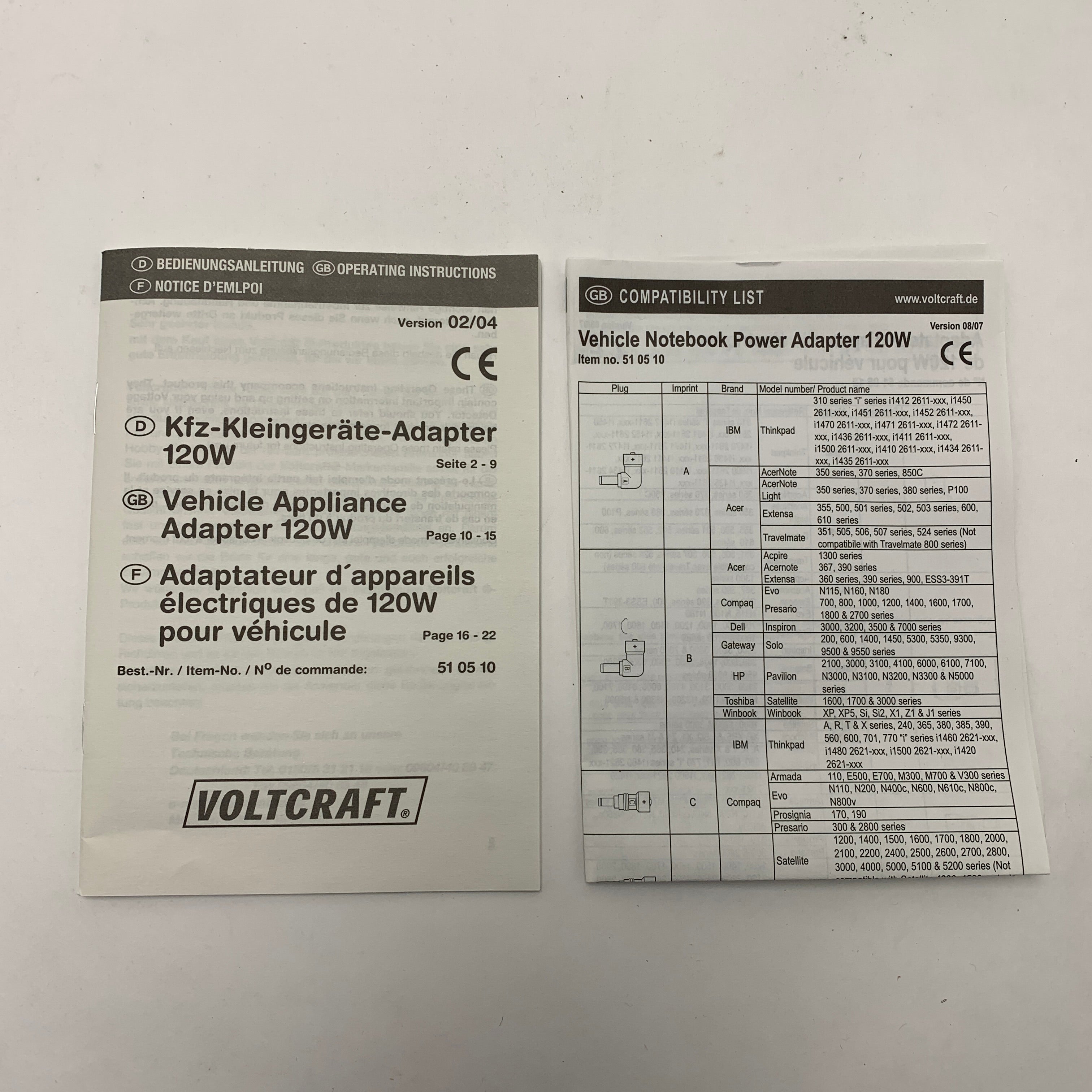 ボルトクラフトSMP-120 15〜24V/120W1 - 510510