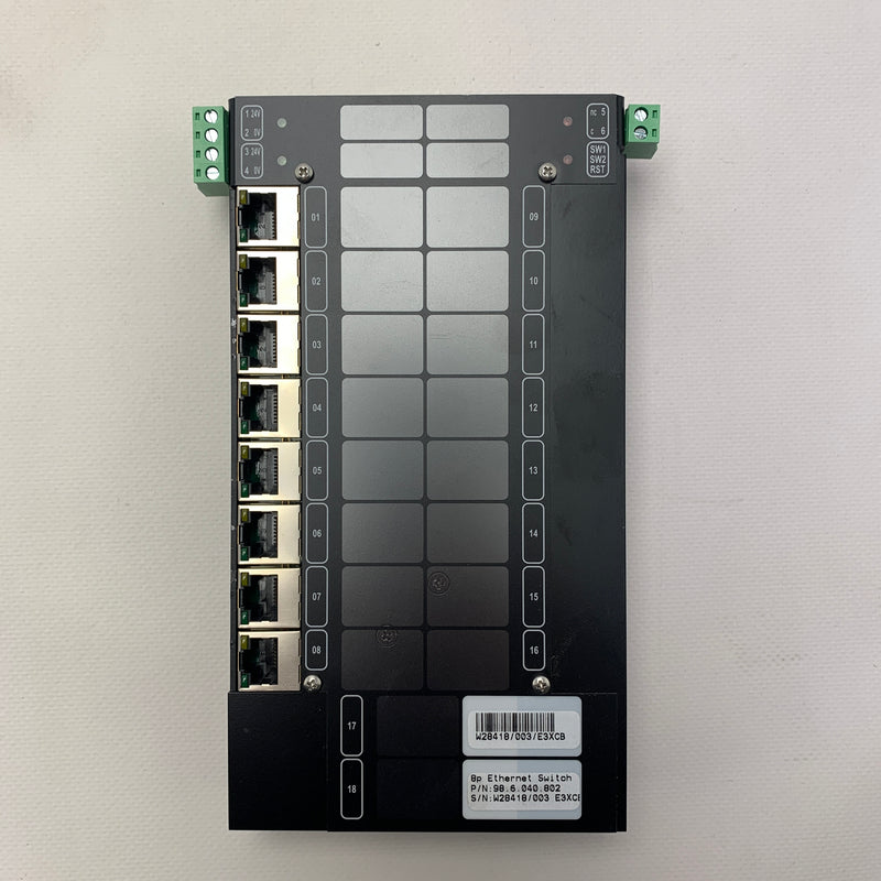 Praxis automazione switch ethernet a 8 porte 98.6.040.802