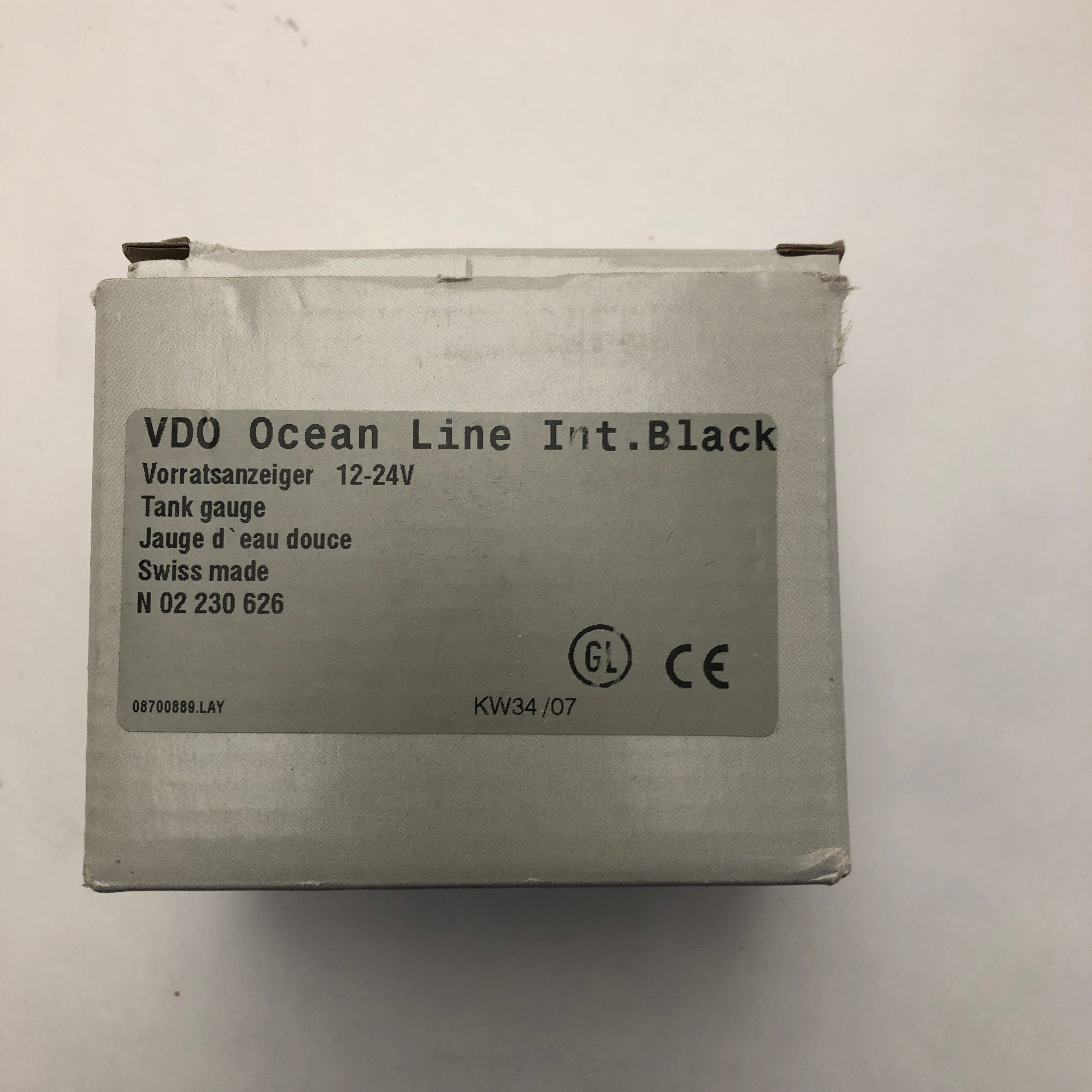 VDO Ocean Line индикатор за отпадъчни води, черен, 12V - N02230626
