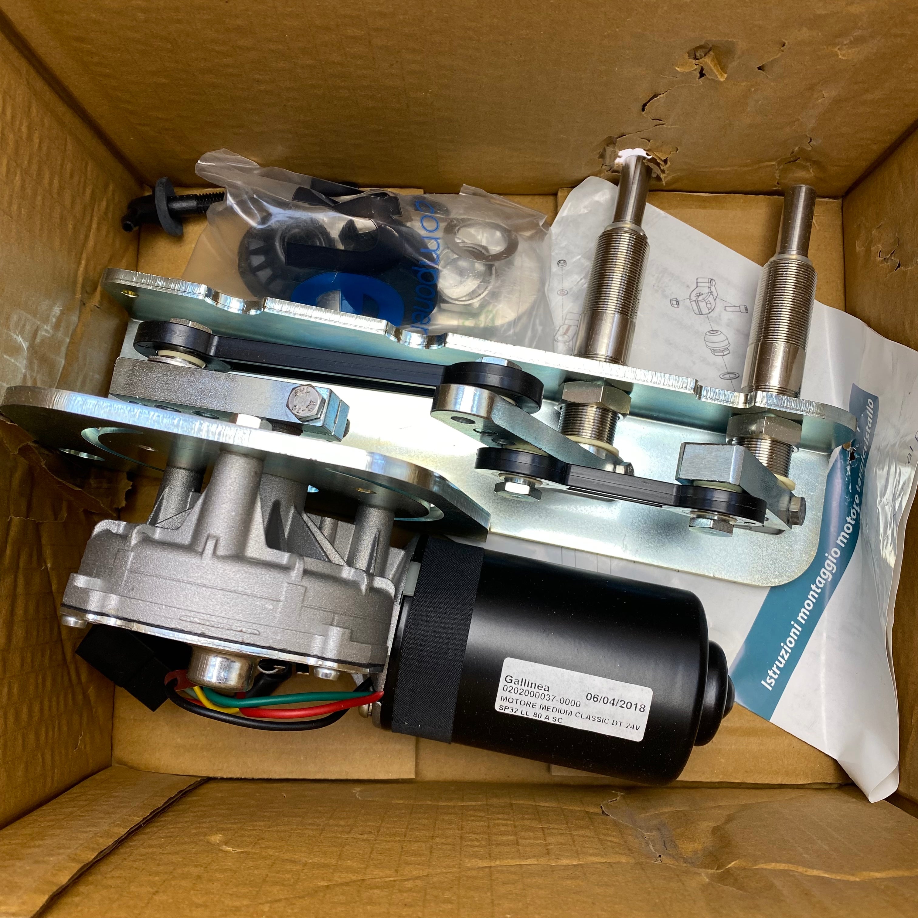 Gallinea Medium Duty Windscreen Wiper Motor 24V SP32 LL 80 A SC