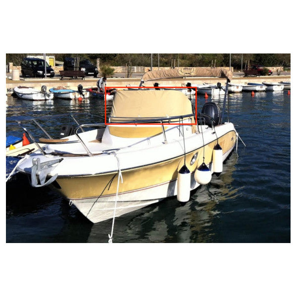 Sessa Marine Key Largo 26 Beige Stand -Up Cover - 0051451S