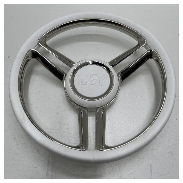 Isotta Mesola 350 mm rustfritt stål 3-eal ratt