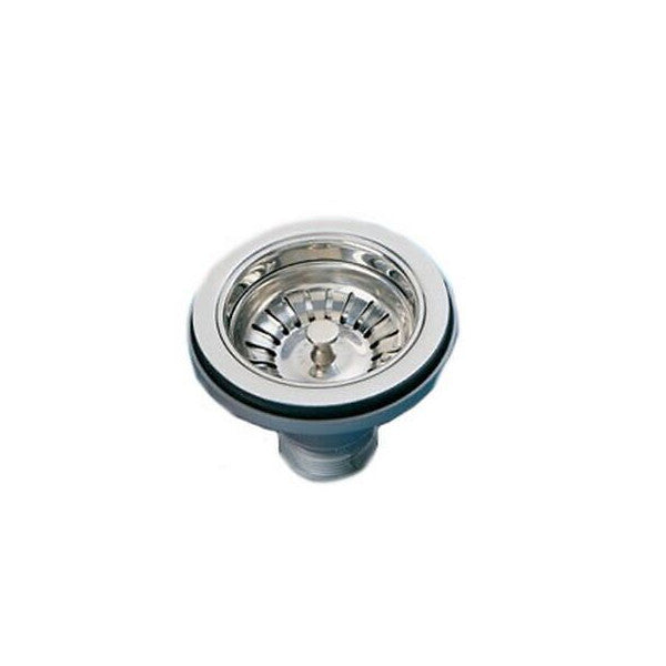 Lira stainless steel sink well with basket plug - 1945.040