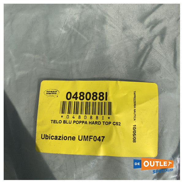 Sessa International C52 Hard Top Blue Aft Cover Original - 048088i