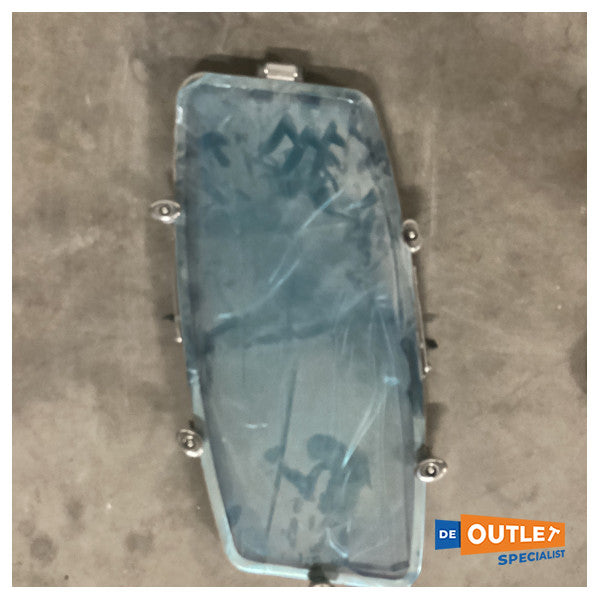 Vigia de abertura em aço inoxidável Trend Marine 630 x 310 mm - 050608A