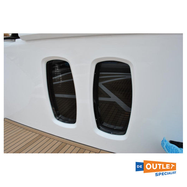 トレンドマリンステンレススチール固定舷窓690 x 350 mm - T-SES000-PO04