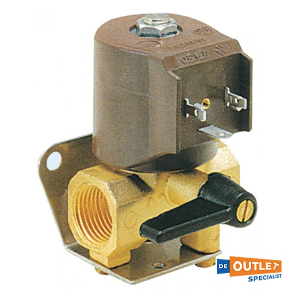 Válvula de interruptor eléctrico de Osculati 24V 1/2 pulgada - 1740124