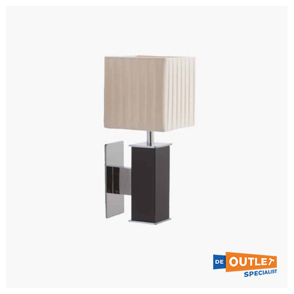 Foresti Suardi Tucana стенна лампа хром с кожа 12/24V - 2669-7155.FNPM