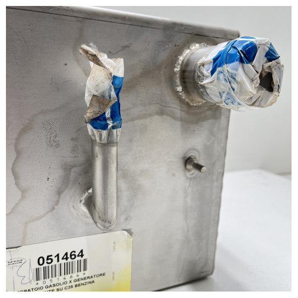 VIP резервоар за гориво от неръждаема стомана 60L квадратен - 17666