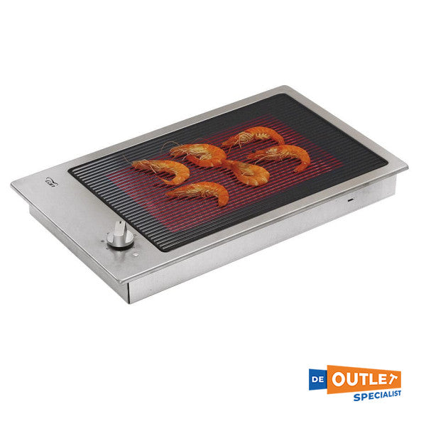 CAN PB1328 Elektrogrill aus Edelstahl 230V