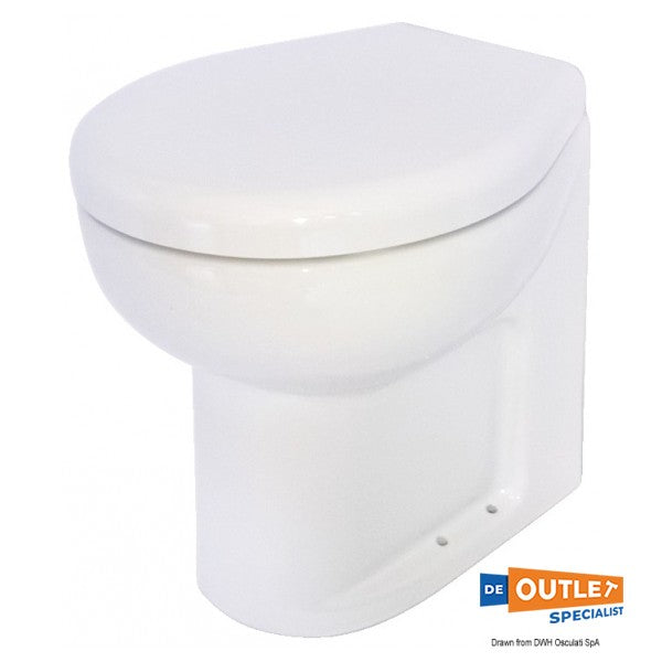 Tecma Saninautico kort 24V elektrisk skip toalett med en groomer