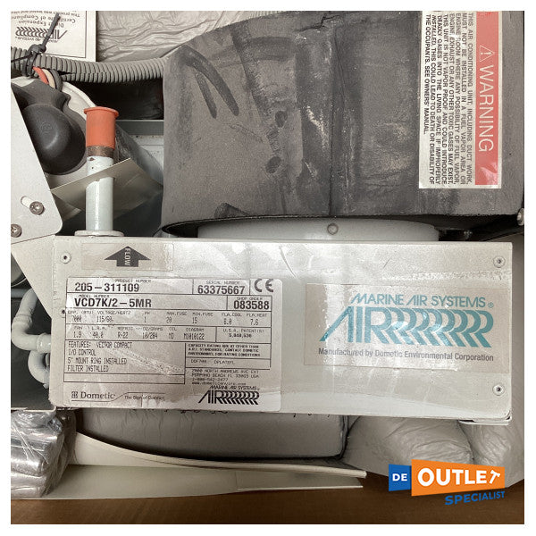Dometic VCD7 7000 BTU deniz tipi klima sistemi 110V
