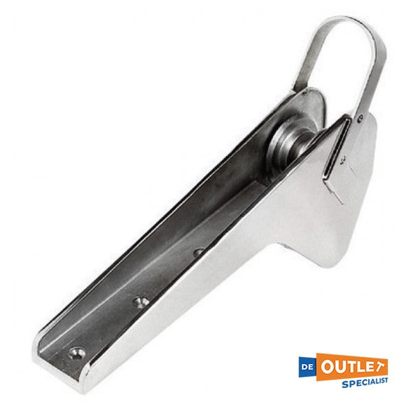 Rolo de proa em aço inoxidável Osculati para âncora bruce de 20 KG - 0134198