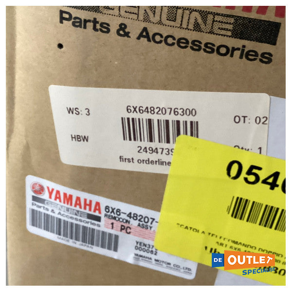 Yamaha remote twin engine control kit - 6X6482076300