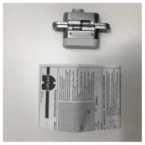 Wurth Blind door hinge silver - 06888313650