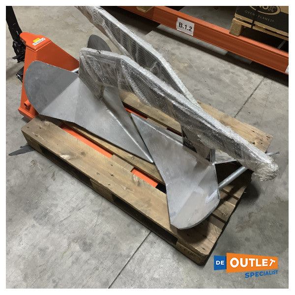 Lewmar Delta 63 KG 亜鉛メッキスチール製アンカー - 57463