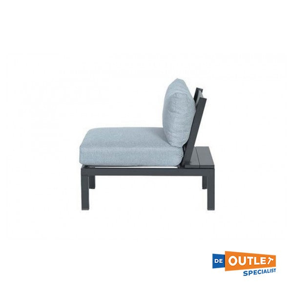 Garden Impressions Annabella aluminium center element zwart / grijs