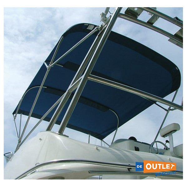 テシルマーレ サン トップ フライ イノックス 4 アーチ ビミニ ブルー 200 cm - 110-060-003-S