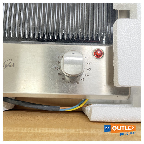 Ηλεκτρική ανοξείδωτη ψησταριά / μπάρμπεκιου Whirlpool domino - AKT 320/IX